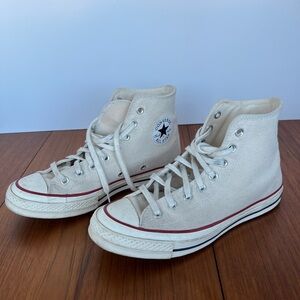 Converse High-Top Sneakers in cream